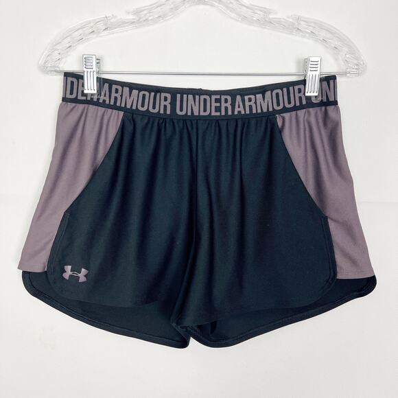 Under Armour Black Running Breathable Shorts Size Medium - Picture 1 of 6
